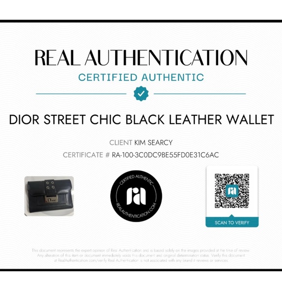 Dior Street Chic black leather wallet with COA. - Picture 12 of 12